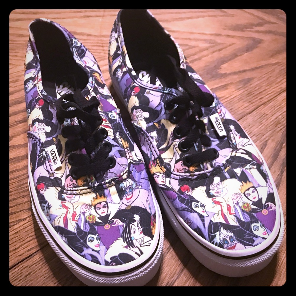 Disney Vans RARE Villain themed